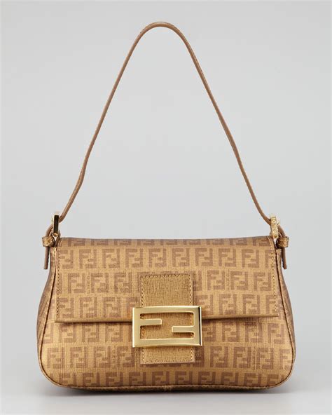 gold fendi mini bag|baguette bag fendi vintage.